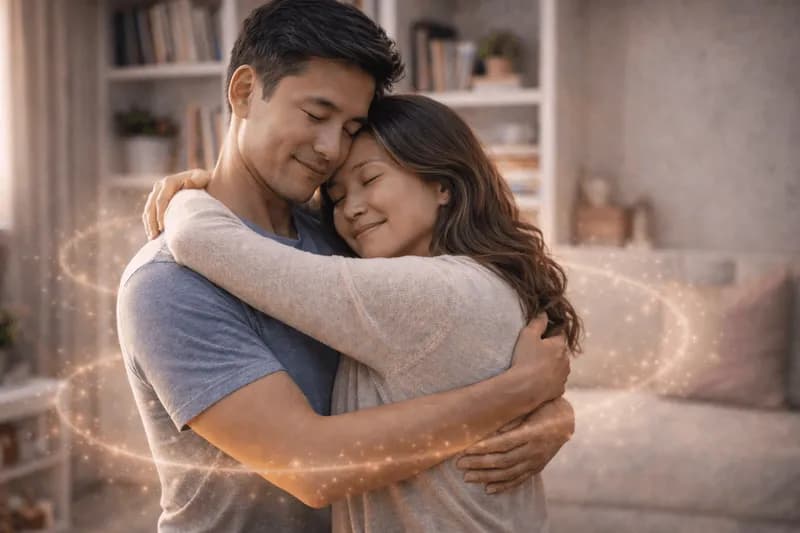 One hug longer